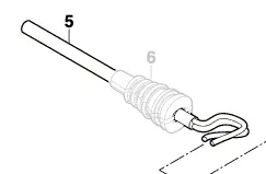 Cable d´alimentation réf. 2 604 460 259 BOSCH